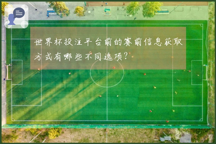 世界杯投注平台前的赛前信息获取方式有哪些不同选项？