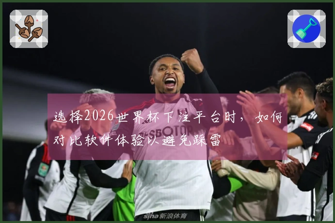 选择2026世界杯下注平台时，如何对比软件体验以避免踩雷