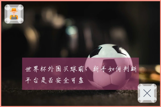 世界杯外围买球前，新手如何判断平台是否安全可靠