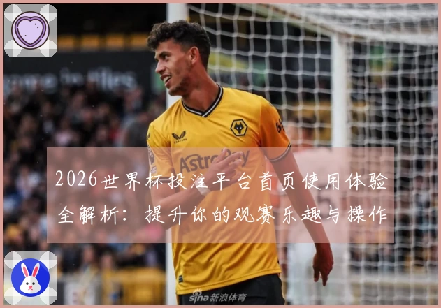 2026世界杯投注平台首页使用体验全解析:提升你的观赛乐趣与操作便捷性